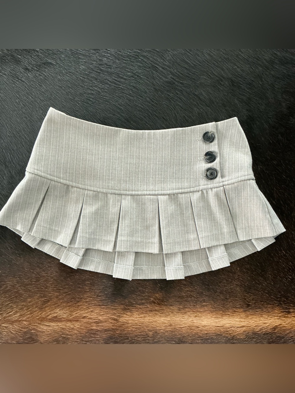 Guizio  Pleated Mini Skirt XS